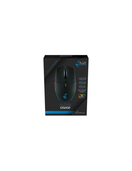 Mediarange Mrgs202 Myszka Gaming Po Prawej Stronie Usb Typu-A Optyczny 4000 Dpi