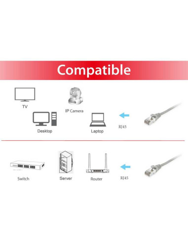 Equip 605509 Kabel Sieciowy Szary 20 M Cat6 S/Ftp (S-Stp)