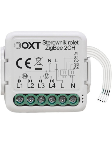 Moduł Oxt Mini Sterownik 2 Rolety Zigbee Tuya
