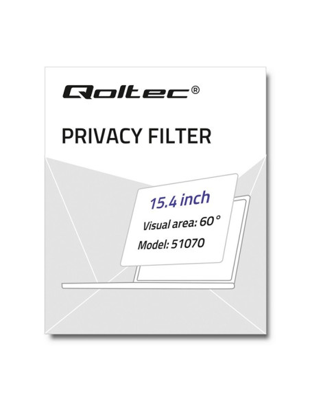 Qoltec 51070 Filtr Do Ekranu 39,1 Cm (15.4")
