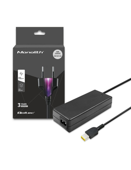 Zasilacz Qoltec 50054.90W.len Do Notebooka Lenovo (20 V  4,5 A  90W  Slim Tip )