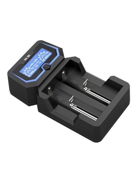 Xtar Ładowarka Do Akumulatorów Cylindrycznych Li-Ion 18650 Kompatybilna Z Zabezpieczonymi Ogniwami 20700/21700 X2