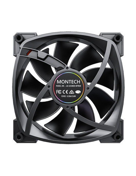 Montech Ax140 Pwm Obudowa Komputera Wentylator 14 Cm Czarny 1 Szt.
