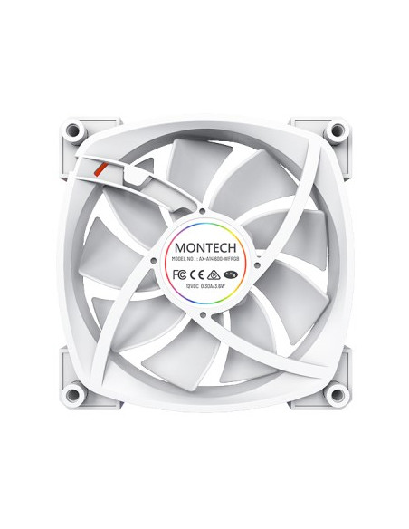 Montech Ax140 Pwm Obudowa Komputera Wentylator 14 Cm Biały 1 Szt.