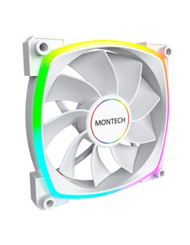 Montech Rx140 Pwm Obudowa Komputera Wentylator 14 Cm Biały 1 Szt.