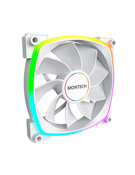 Montech Rx140 Pwm Obudowa Komputera Wentylator 14 Cm Biały 1 Szt.