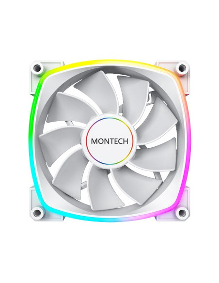 Montech Rx140 Pwm Obudowa Komputera Wentylator 14 Cm Biały 1 Szt.