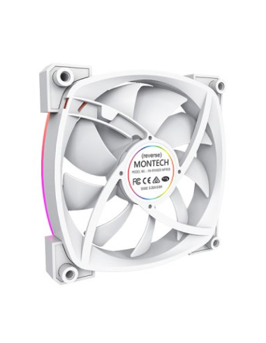 Montech Rx140 Pwm Obudowa Komputera Wentylator 14 Cm Biały 1 Szt.