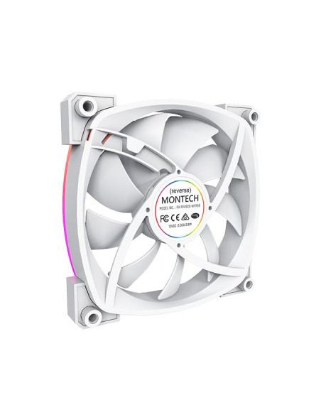Montech Rx140 Pwm Obudowa Komputera Wentylator 14 Cm Biały 1 Szt.