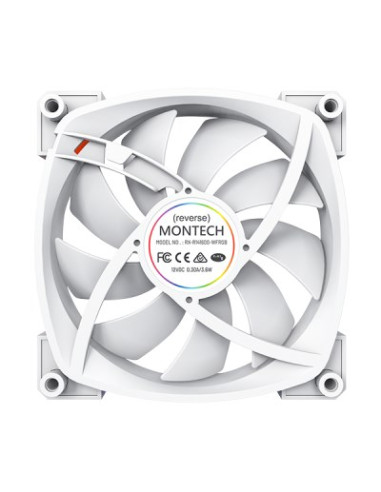 Montech Rx140 Pwm Obudowa Komputera Wentylator 14 Cm Biały 1 Szt.