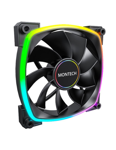 Montech Rx140 Pwm Obudowa Komputera Wentylator 14 Cm Czarny 1 Szt.