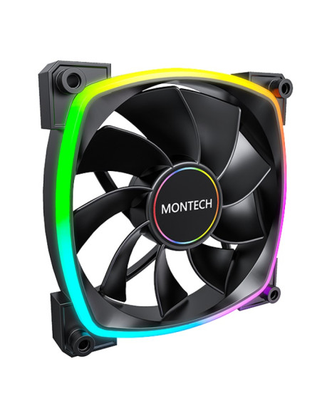Montech Rx140 Pwm Obudowa Komputera Wentylator 14 Cm Czarny 1 Szt.