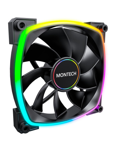 Montech Rx140 Pwm Obudowa Komputera Wentylator 14 Cm Czarny 1 Szt.