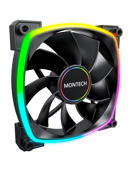 Montech Rx140 Pwm Obudowa Komputera Wentylator 14 Cm Czarny 1 Szt.
