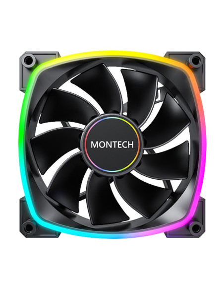 Montech Rx140 Pwm Obudowa Komputera Wentylator 14 Cm Czarny 1 Szt.