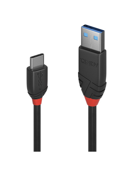 Lindy 36917 Kabel Usb Usb 3.2 Gen 1 (3.1 Gen 1) 1,5 M Usb A Usb C Czarny