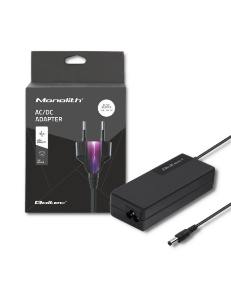 Qoltec 50793 Adapter Zasilający/ Inwentor Wewnętrzna 72 W Czarny