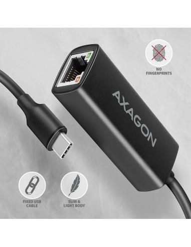 Axagon Ade-Arc Usb-C 3.2 Gen 1 - Gigabit Ethernet 10/100/1000 Adapter - Adapter - Digital/Daten 1000 Mbit/S