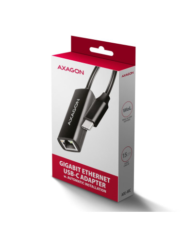 Axagon Ade-Arc Usb-C 3.2 Gen 1 - Gigabit Ethernet 10/100/1000 Adapter - Adapter - Digital/Daten 1000 Mbit/S