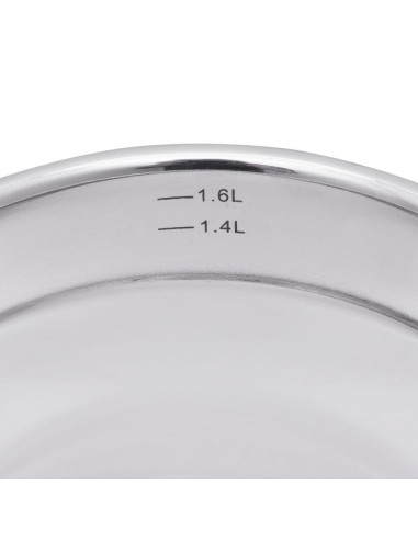 Resto Kitchenware 92101 Garnek 1,9 L Okrągły Stal Nierdzewna