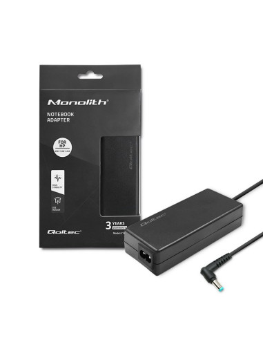 Qoltec 51555 Adapter Zasilający/ Inwentor Wewnętrzna 65 W Czarny