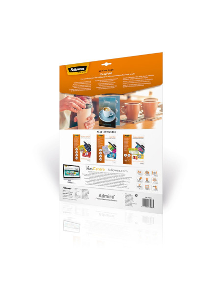 Laminator Pouch Easyfold A3 80 25Pcs 5602001 Fellowes