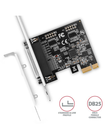 Axagon Pcea-P1N Adapter Wewnętrzny Równoległy