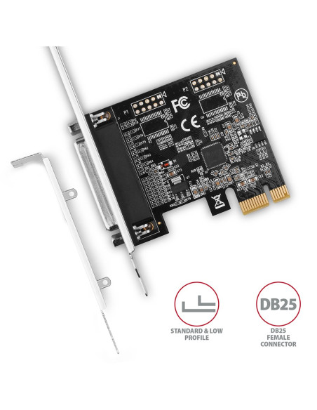 Axagon Pcea-P1N Adapter Wewnętrzny Równoległy