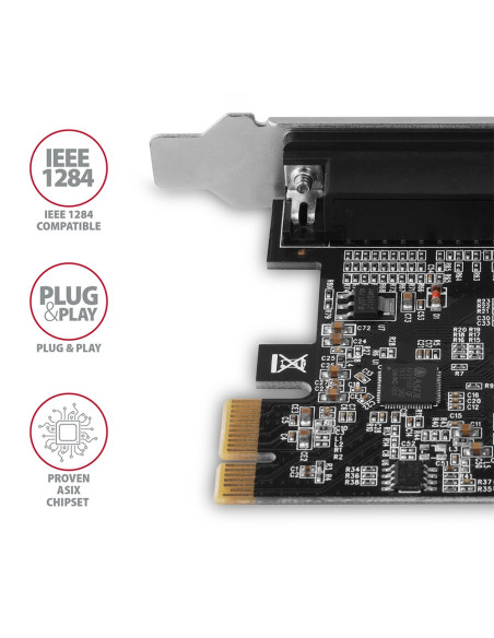 Axagon Pcea-P1N Adapter Wewnętrzny Równoległy