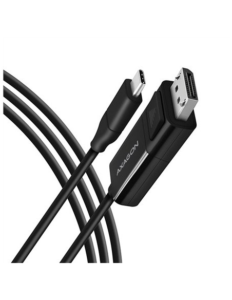 Axagon Rvc-Dpc Adapter Kablowy 1,8 M Usb Type-C Displayport Czarny