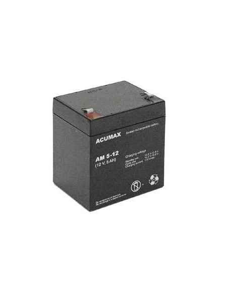 Bateria 12V 5Ah Vrla Am5-12T2 Acumax  Emu