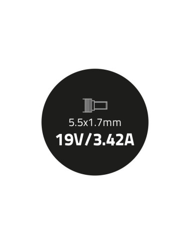 Qoltec 51115 Adapter Zasilający/ Inwentor Wewnętrzna 65 W Czarny