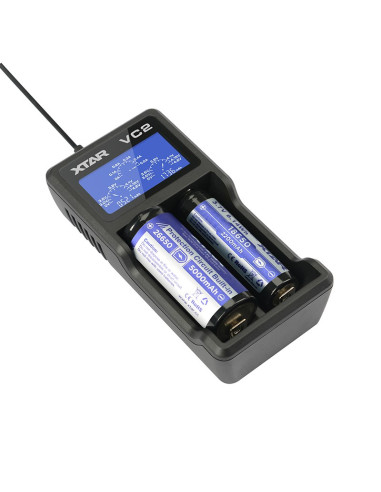 Xtar Ładowarka Do Akumulatorów Cylindrycznych Li-Ion Vc2