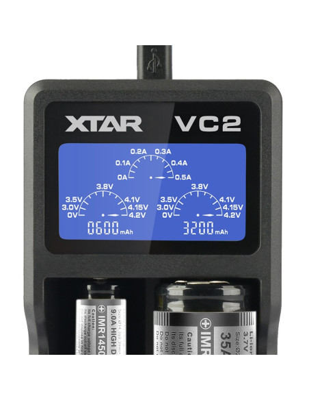 Xtar Ładowarka Do Akumulatorów Cylindrycznych Li-Ion Vc2