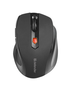 Defender Mysz Ultra Mm-315 Rf Czarna Optical 1600Dpi 6P 52315