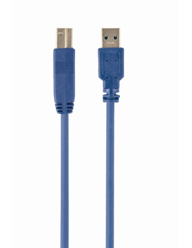 Kabel Gembird Ccp-Usb3-Ambm-10 (Usb 3.0 M - Usb 3.0 Typu B M  3M  Kolor Niebieski)
