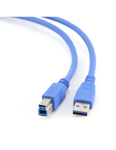 Kabel Gembird Ccp-Usb3-Ambm-10 (Usb 3.0 M - Usb 3.0 Typu B M  3M  Kolor Niebieski)
