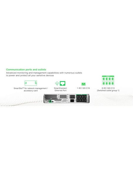 Apc Smart-Ups 3000Va Lcd Rm 2U 230V With Smartconnect
