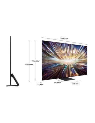 Telewizor Samsung Qe75Qn800Dtxxh Qled 75'' 8K Ultra Hd Tizen 165Hz Dolby Atmos Czarny