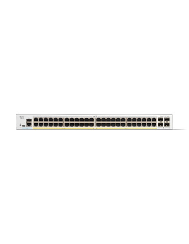 Cisco C1300-48Fp-4G Łącza Sieciowe Zarządzany L2/L3 Gigabit Ethernet (10/100/1000) Biały