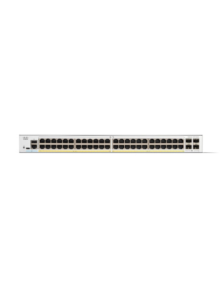 Cisco C1300-48Fp-4G Łącza Sieciowe Zarządzany L2/L3 Gigabit Ethernet (10/100/1000) Biały