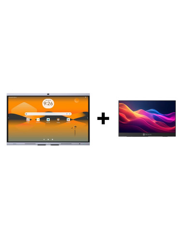 Ag Neovo Monitor Interaktywny 75 Cali Ifp-7504P + Ag Neovo Portable Monitor 15" Oled 4K Usb-C Hdmi Za 1 Zł
