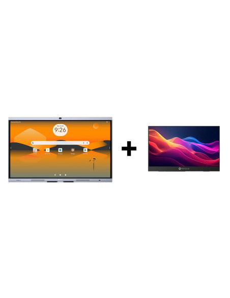 Ag Neovo Monitor Interaktywny 75 Cali Ifp-7504P + Ag Neovo Portable Monitor 15" Oled 4K Usb-C Hdmi Za 1 Zł