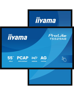 Monitor Dotykowy Iiyama 139Cm (55") T5529As-B1Ag 16:9 M-Touch 2Xhdmi+Ubs-C (Speditionsversand)
