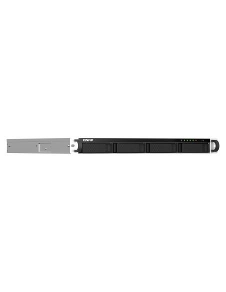 Qnap Ts-464U-Rp-8G, 1U, 4 X 2.5"/3.5" Sata , Intel Celeron N5105/N5095 4C/4T, 8Gb Ram Onboard ( Not Expandable), 2 X 2.5Gbe, Red