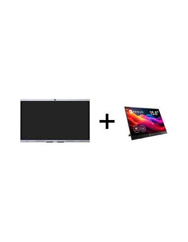 Ag Neovo Monitor Interaktywny 65 Cali Ai Ifp6504P 4 + Ag Neovo Portable Monitor 15" Oled 4K Usb-C Hdmi Za 1 Zł