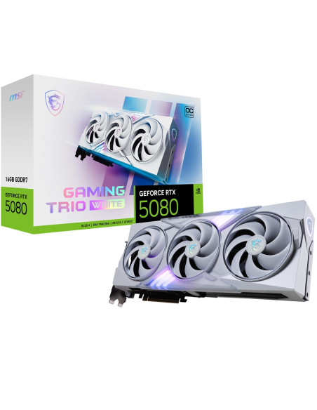 Msi Gaming Geforce Rtx 5080 16G Trio Oc White Karta Graficzna Nvidia 16 Gb Gddr7