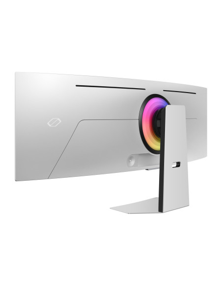 Samsung G95Sc Monitor Komputerowy 124,5 Cm (49") 5120 X 1440 Px Dual Qhd Oled Srebrny