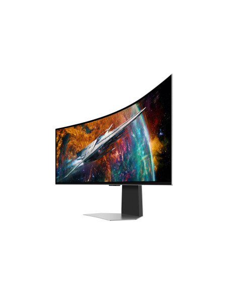 Samsung G95Sc Monitor Komputerowy 124,5 Cm (49") 5120 X 1440 Px Dual Qhd Oled Srebrny