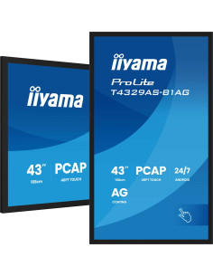 Monitor Iiyama 108Cm (42.5") T4329As-B1Ag 16:9 M-Touch 2Xhdmi+Ubs-C 2
